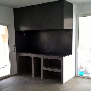 cheminée à foyer ouvert cuisine Toulouse Cheminées iiio 1