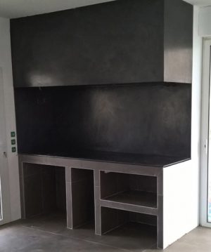 Cheminée à foyer ouvert cuisine Toulouse Cheminées iiio 1b