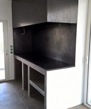 Cheminée à foyer ouvert cuisine Toulouse Cheminées iiio 1c